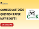 public/image/08-16:18-COMEDK UGET 2026 May 9 Shift 1 Question Paper with Solutions.png